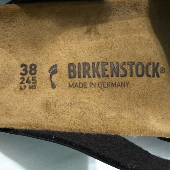 Birkenstock Black Sandals Size 38 - Picture 6 of 6
